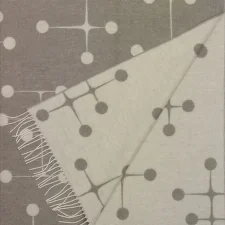 Vlnená prikrývka Eames, taupe