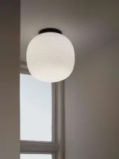 Stropné svietidlo Lantern Ceiling Lamp, Medium, Frosted White Opal Glass