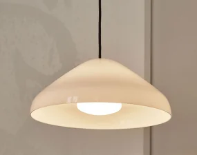 Závesné svietidlo Pao Glass Ø35, opal white