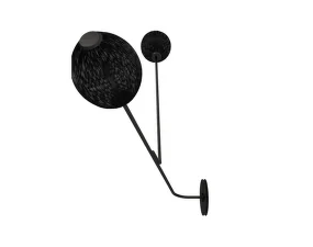 Nástenná lampa Satellite, soft black