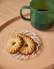 Sklenený hrnček Borosilicate 2 ks, jade green