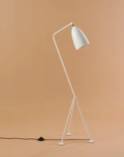 Stojacia lampa Gräshoppa, alabaster white glossy