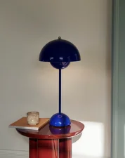 Stolná lampa Flowerpot VP3, cobalt blue