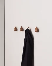Vešiaky Dropit Large, walnut