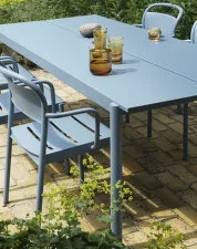 Stôl Linear Steel Table 140 cm, pale blue
