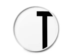 Tanier s písmenom T, white
