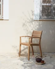 Stolička Ballare, teak