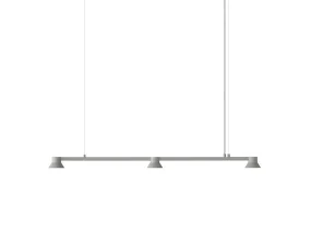 Závesná lampa Hat Lamp Linear Small, warm grey