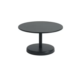 Stolík Linear Steel Coffee Table Ø70, black