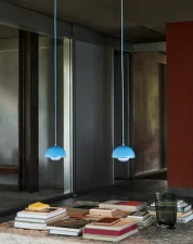 Závesná lampa Flowerpot VP10, swim blue