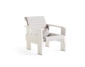 Polstrovanie Crate Quilted Lounge Chair, sky grey