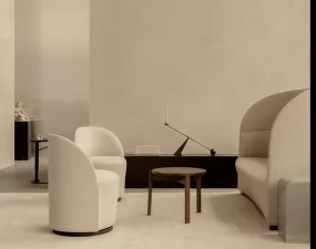 Konferenčný stolík Passage Ø50, walnut