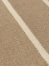 Koberec Calm Kelim 140x200, dark sand/off-white