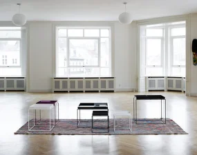 Stolík Tray Table 60x60, warm grey