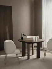 Jedálenská stolička Rico, Soft Bouclé off-white / cashmere