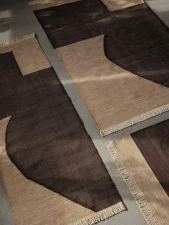 Koberec Forene 140x200, tan/chocolate