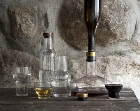Dekantačná karafa Wine Breather Deluxe, gold