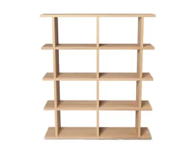 Knižnica Kona Bookcase 2x4, natural