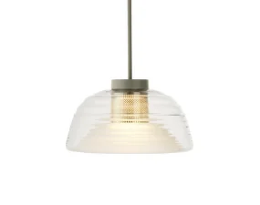 Závesná lampa Two-Layer Pendant, olive