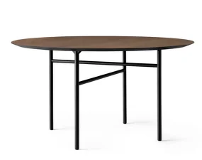 Stôl Snaregade Round Ø138, dark stained oak
