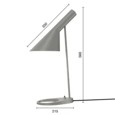 Stolná lampa AJ, warm grey