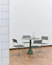 Stolička X-Line Chrome, chalk white