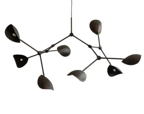 Závesné svietidlo Stingray Grande, burned black (5m)