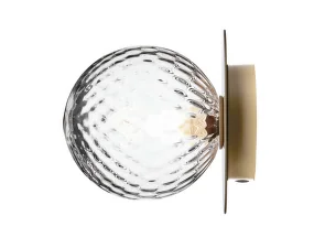 Nástenné/stropné svietidlo Liila 1 Medium, nordic gold/optic clear