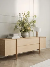 Stolná lampa Tajo, ivory
