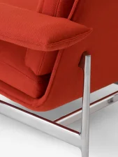Trojmiestna pohovka Meantime AV31, Fiord 571/polished aluminium