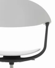 Kancelárska stolička Mynt Plastic s kolieskami, grey/black