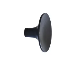 Vešiak HiHat Knob Medio 2 ks, burned black
