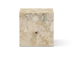 Odkladací stolík Plinth Cubic, Kunis Breccia