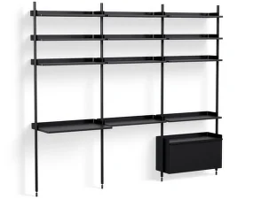 Policový systém Pier kombinácia 23, black