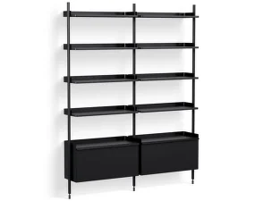 Policový systém Pier kombinácia 122, black