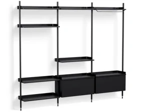 Policový systém Pier kombinácia 1093, black