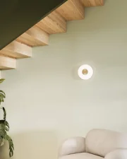 Nástenná lampa Glint Small, opal white