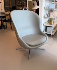 Otočné kreslo Hyg High Swivel, smoke/aluminium