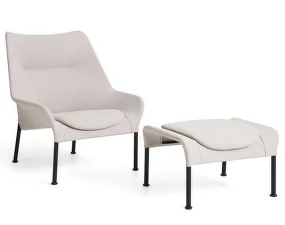 Otoman O2, light grey textile