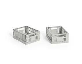 Úložný box Colour Crate Mini set 2ks, grey