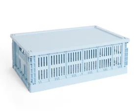 Plastové veko Colour Crate L, soft blue