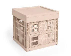 Plastové veko Colour Crate Cube/Square M, powder