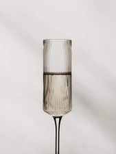 Poháre na šampanské Ripple Flutes set 2 ks, clear