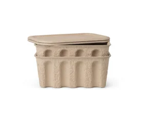 Papierový úložný box Pulp Small, sada 2 ks, brown