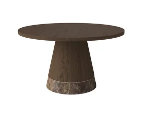 Konferenčný stolík Piro Ø60, dark oiled oak