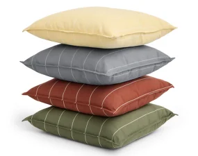 Vankúš Terrazza, yellow narrow stripe