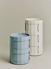 Úložný stolík Facet Cabinet 20, misty blue