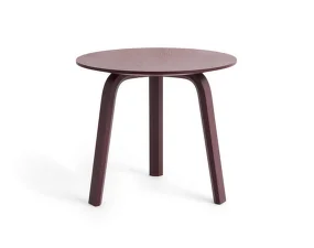Stolík Bella Coffee Table Ø45x39, dark bordeaux