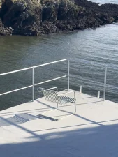 Kreslo Palissade Cantilever Lounge Chair Low, galvanised