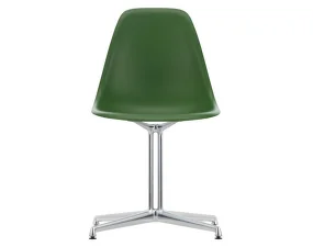Stolička Eames DSL, forest / polished aluminum